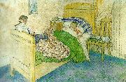 Carl Larsson i mammas sang Sweden oil painting artist
